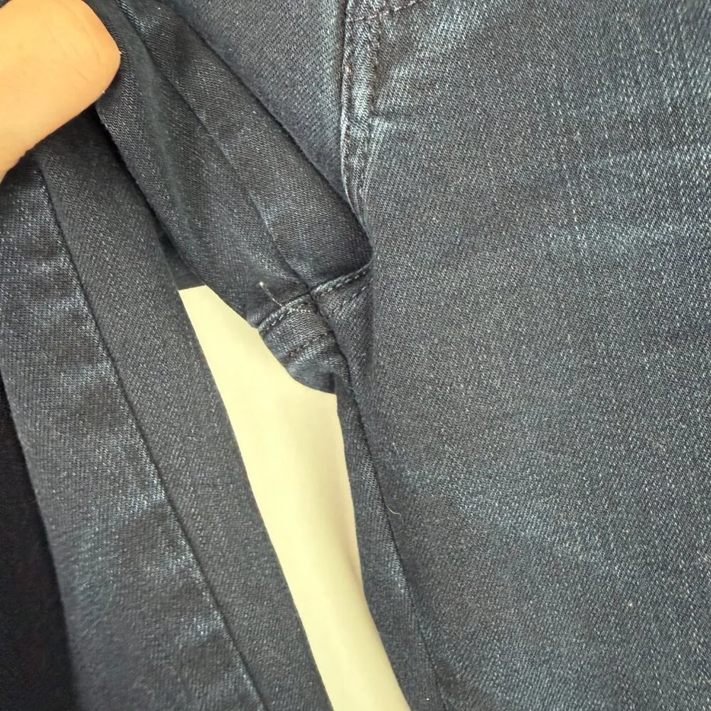 FRAME Le High Skinny Jeans in St. James Wash Dark Size 24 EUC - Image 4