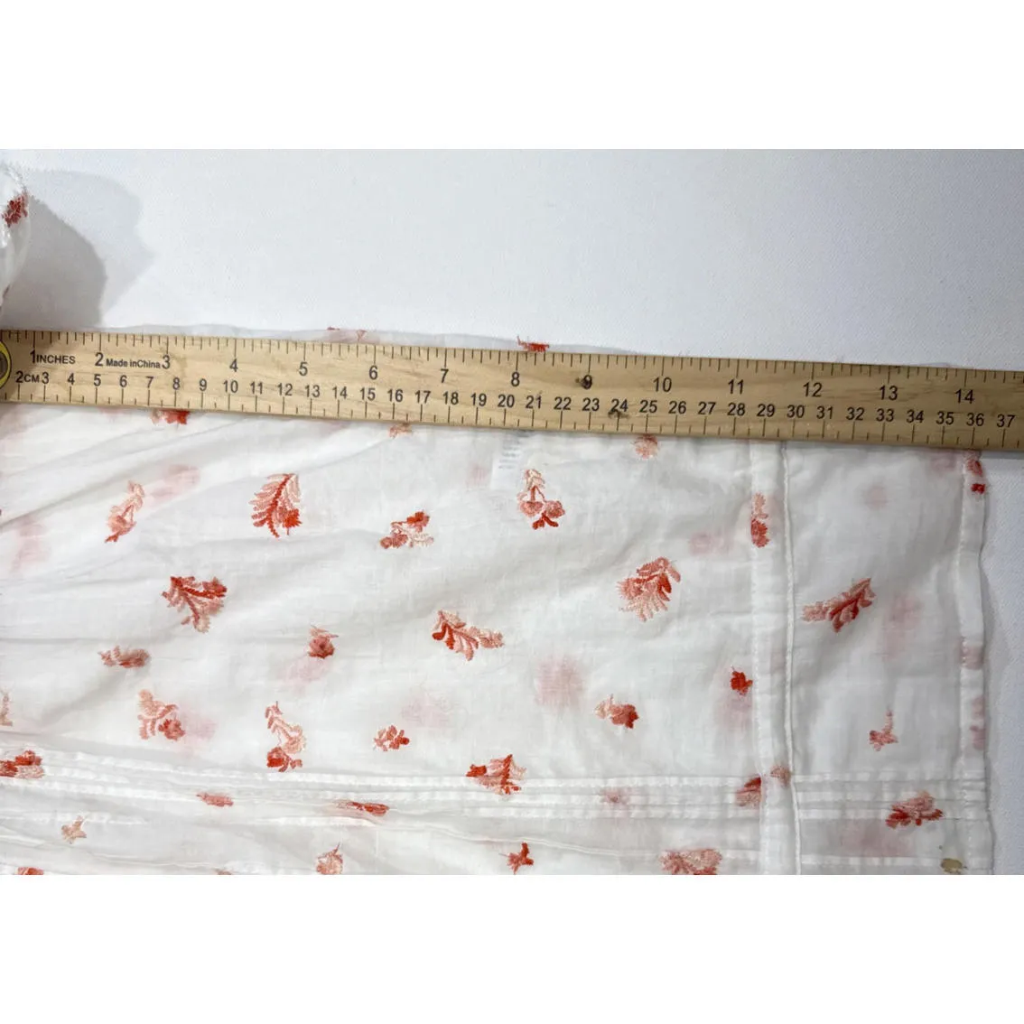 Trovata Birds Of Paradise Cottagecore Coquette Fairy Floral Embroidered Blouse S - Image 5