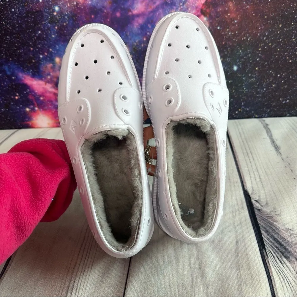 NEW! Sperry Top-Sider A/O Float Casual Boat Shoes Faux Fur STS87512 Women Sz 10 - Image 3