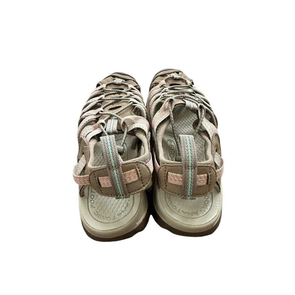 KEEN  Whisper Taupe/Coral waterproof outdoor  Sandal Size 10.5 NWB - Image 4