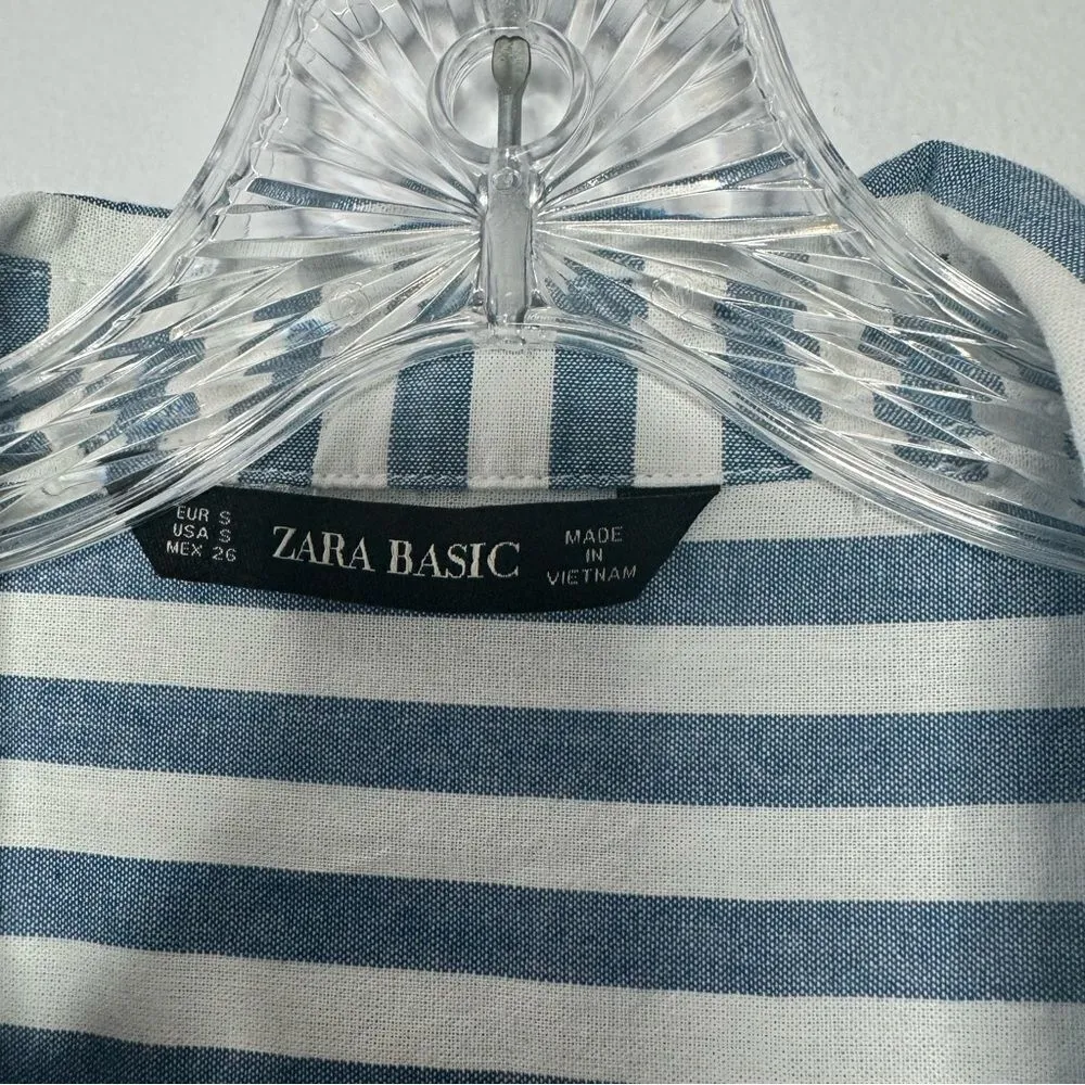 Zara stripped min dress/tunic top size small - Image 3