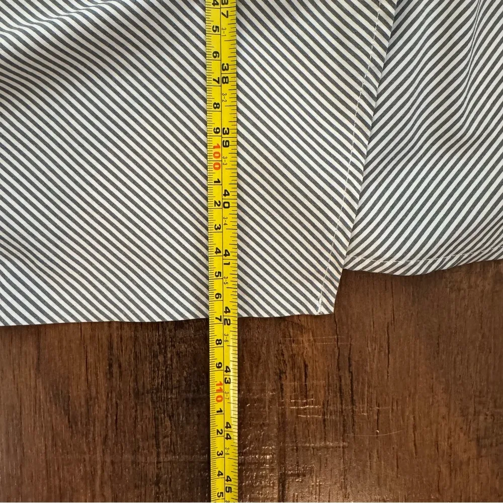 ATHLETA grey/white stripe wrap dress, plus size 2X - Image 7