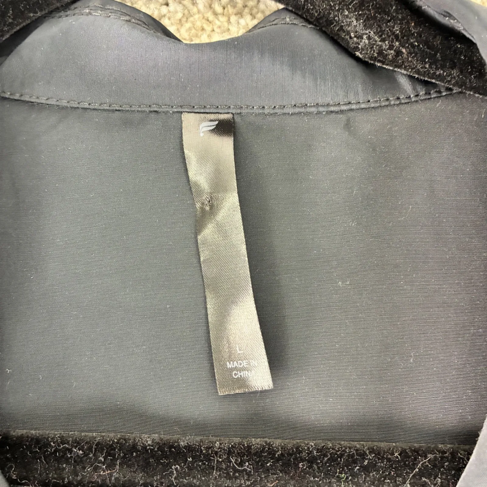 Fabletics Boucle Shirt Jacket Womens L Black Long Sleeve Snap Lightweight Casual - Image 4