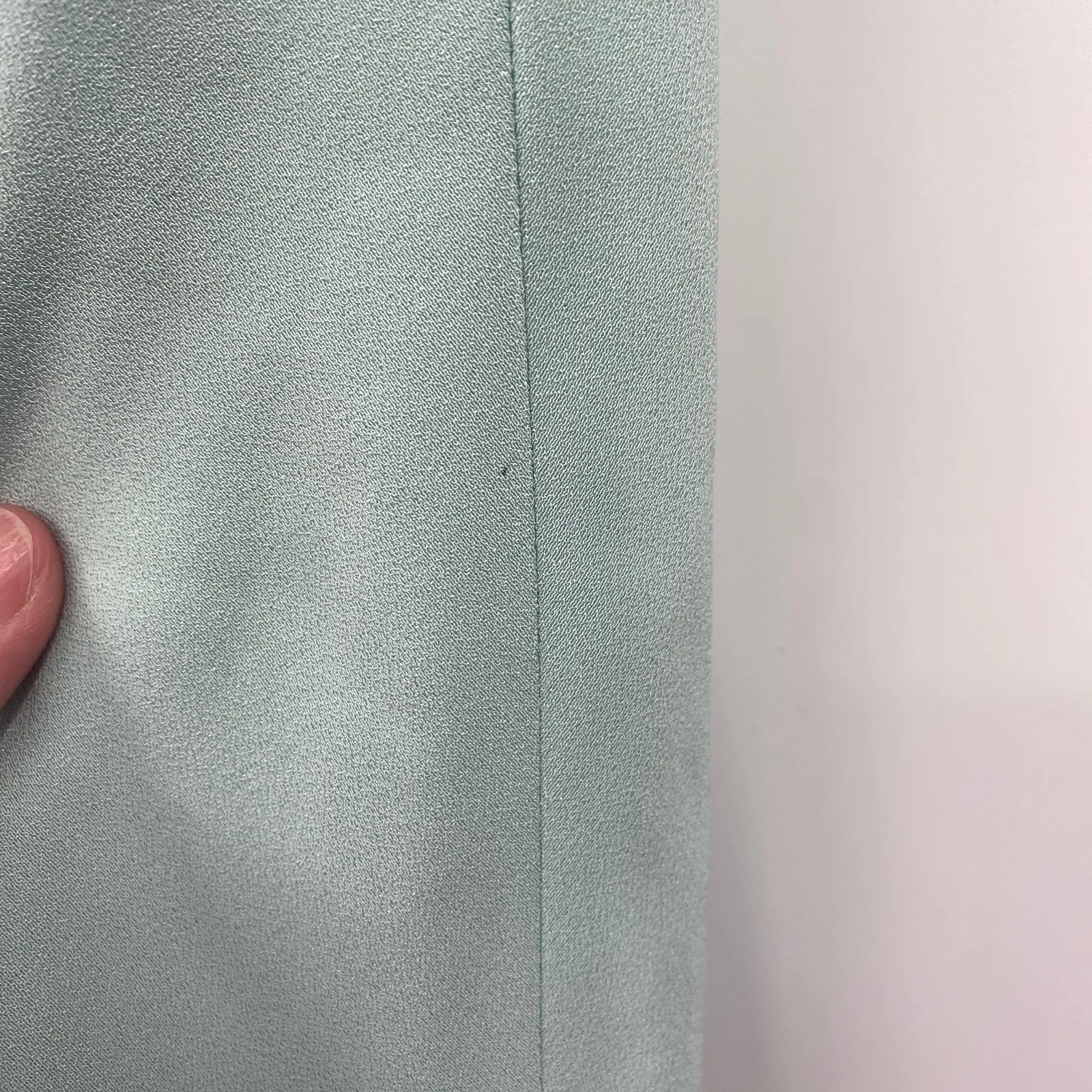 Vintage Daymor Couture Beaded Blazer Lady Jacket Single Button Pastel Mint 16 Green - Image 7