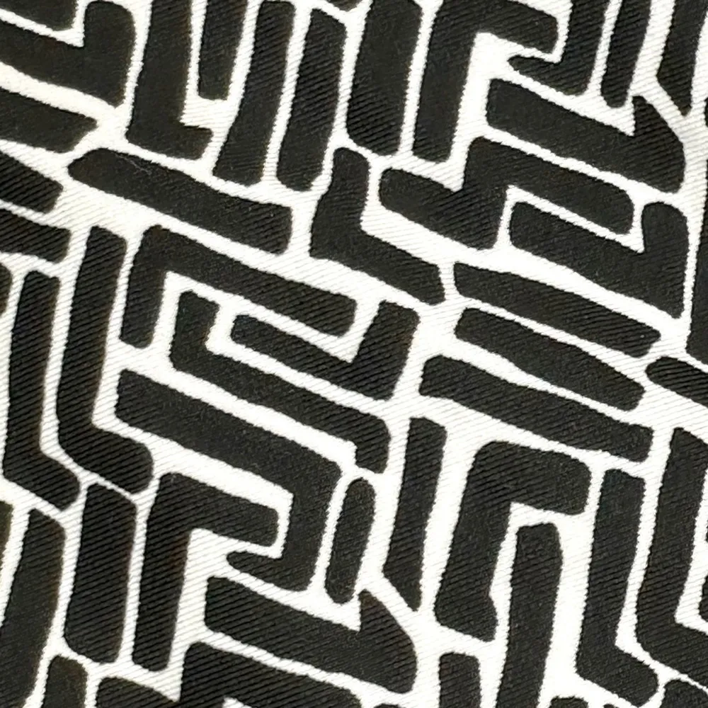 Helen Jon Tie Back One Piece in Sunset Key Black White XL Gold Beads Swimsuit - Image 10