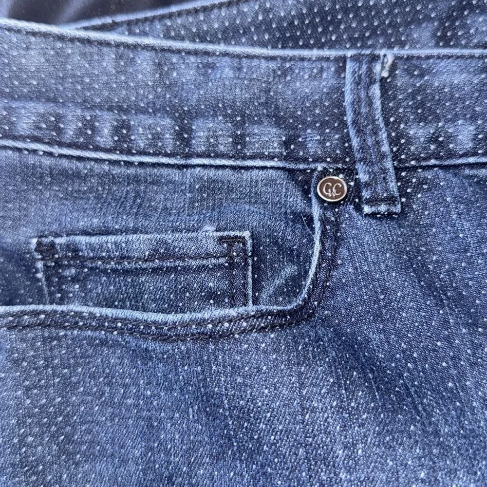 Coldwater Creek Natural Fit Jeans Size 14 Medium Wash Straight-Leg Stretch Denim - Image 3