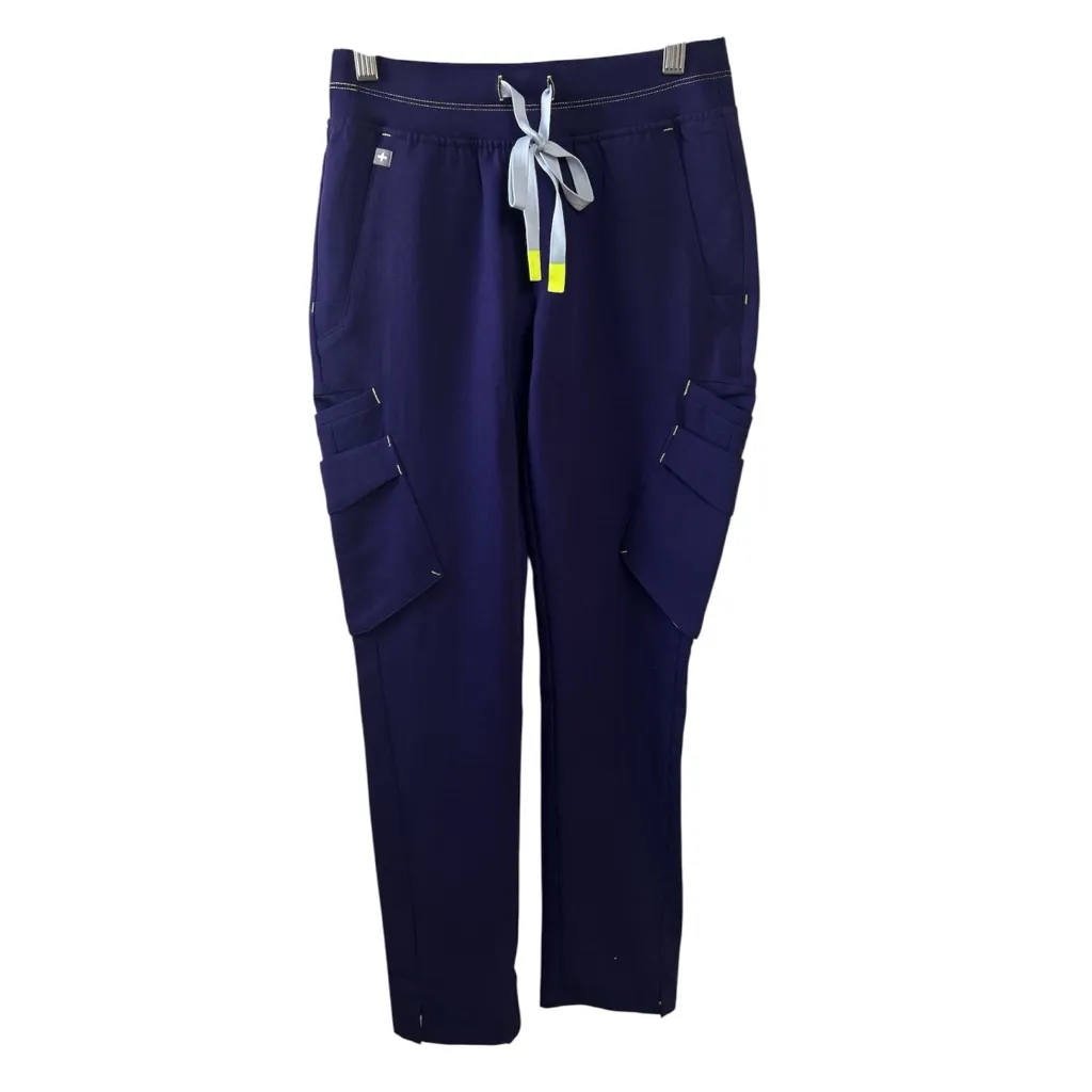 Figs Soeng Slim Straight Leg Scrub Pants in Purple Jam Size XXS NWOT - Image 4