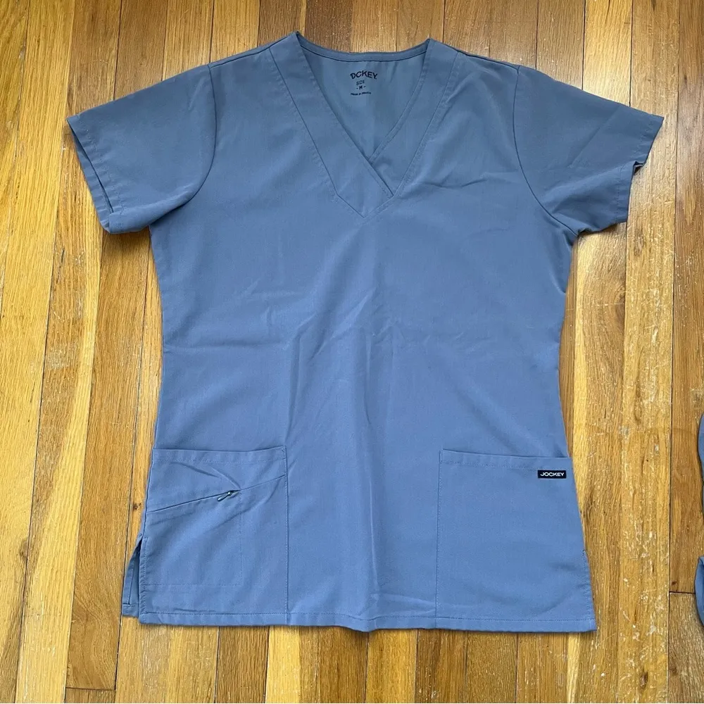 Grey Jockey scrubs size M Gray Size M - Image 2