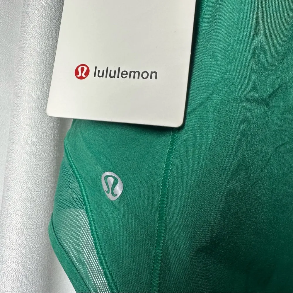 New Lululemon Shorts Size 4 Hotty Hot High Rise HR Lined 4" CASG Green Running - Image 4