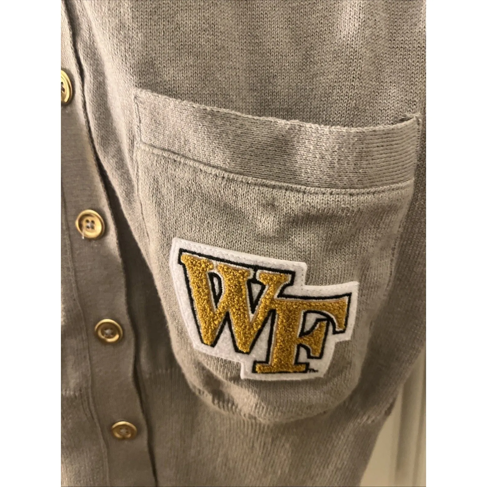 Wake Forest University Deacons Cardigan School House Women's Sweater Lightweight Size undefined - Image 5