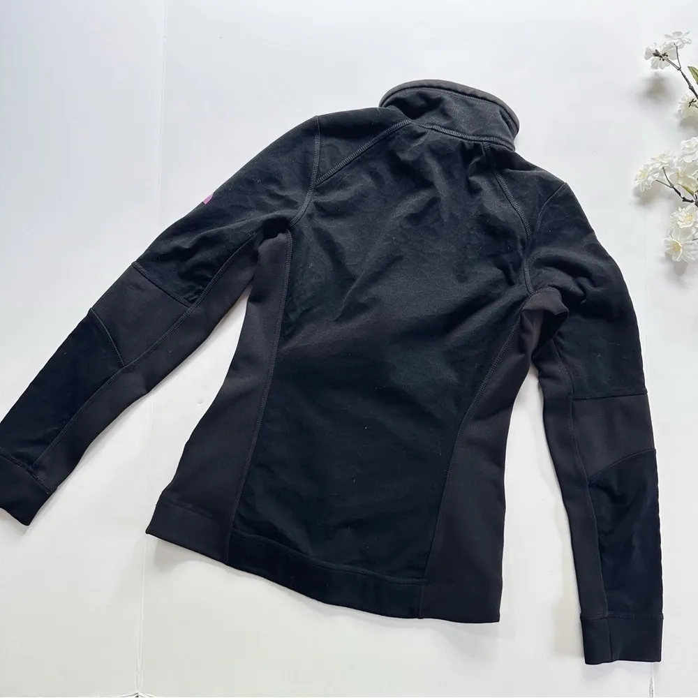 The North Face Women’s Zip Up Top Long Sleeve Black - Image 5
