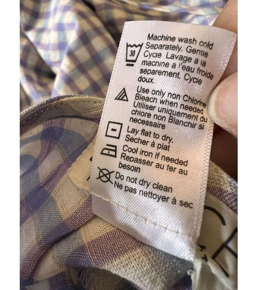 L*space size small anza wrap skirt lavender blue park slope NWT - Image 4