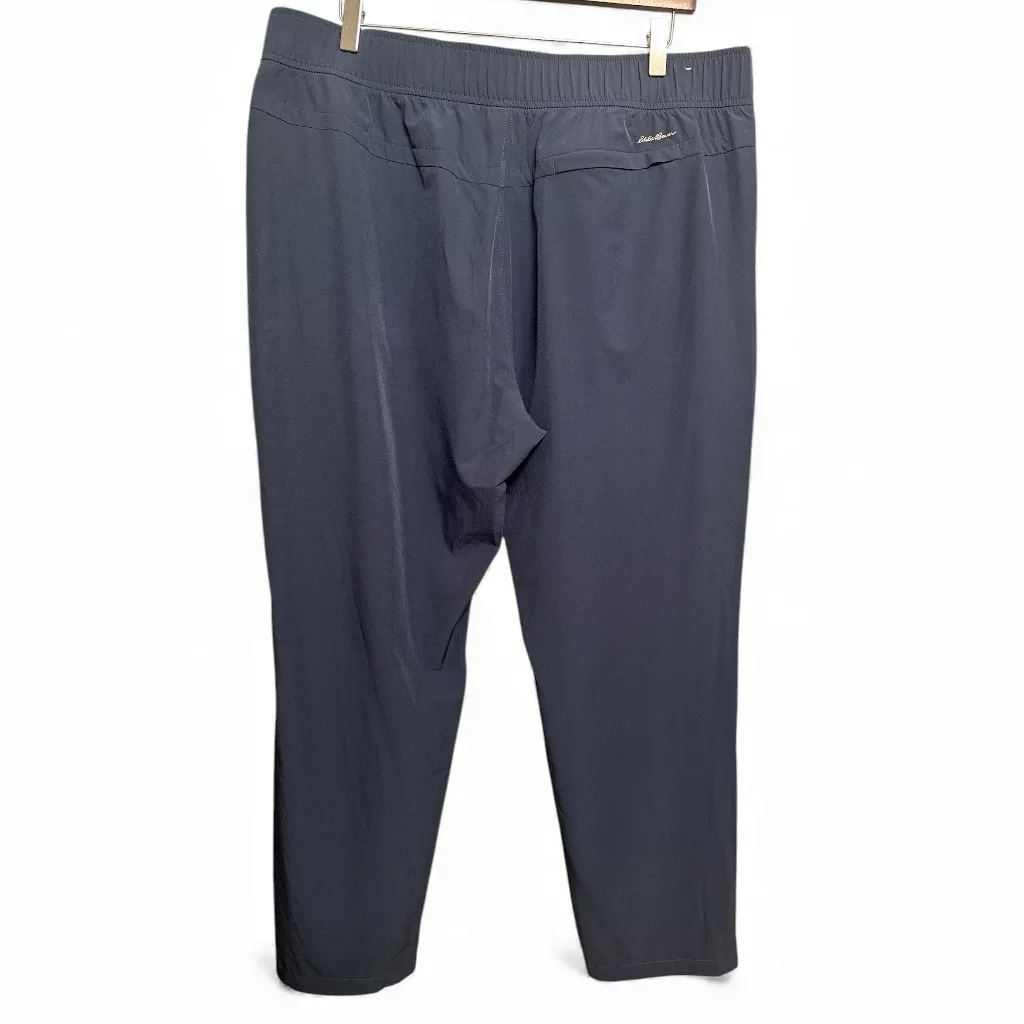 EDDIE BAUER WOMENS PULLON BLUE PANTS XL - Image 4