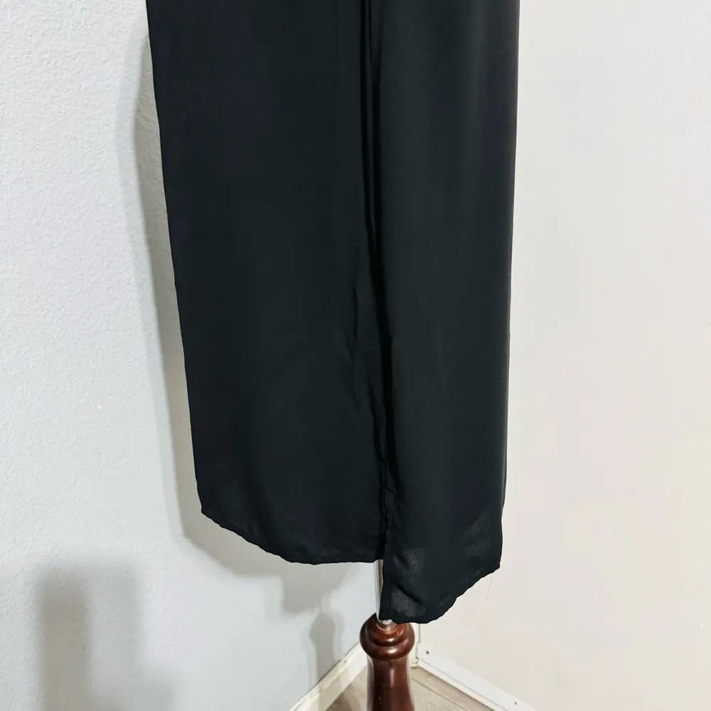 Pleione Women Black Sleeveless Relaxed Business Casual Tank Top‎ Size S Made USA - Image 5