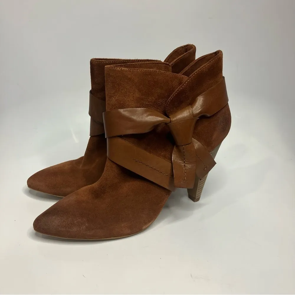 Jessica Simpson‎ Meri suede heeled booties size11 - Image 3