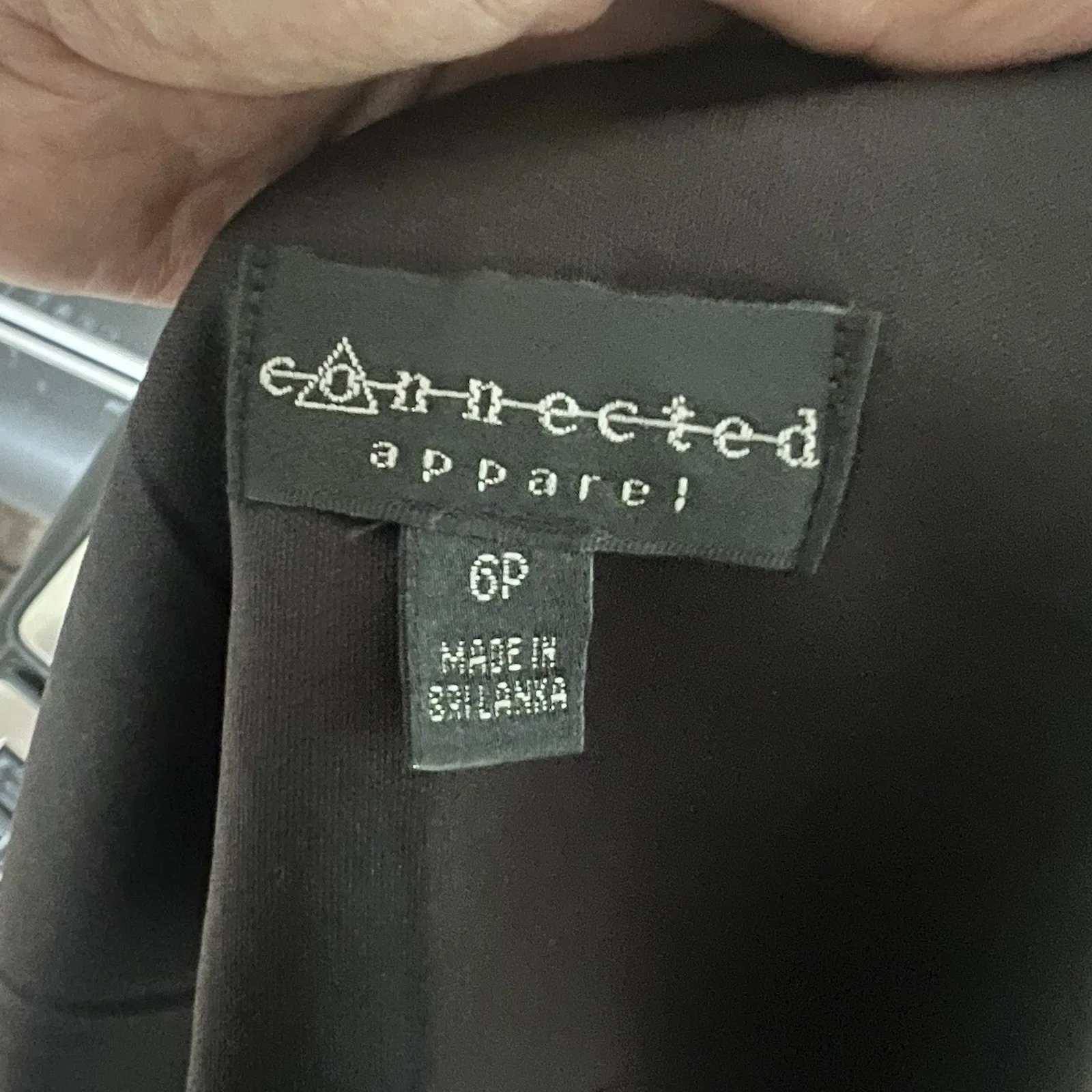 Connected Apparel Red Floral Sparkle Fit & Flare Mini Dress Size 6 Petite Y2K - Image 11