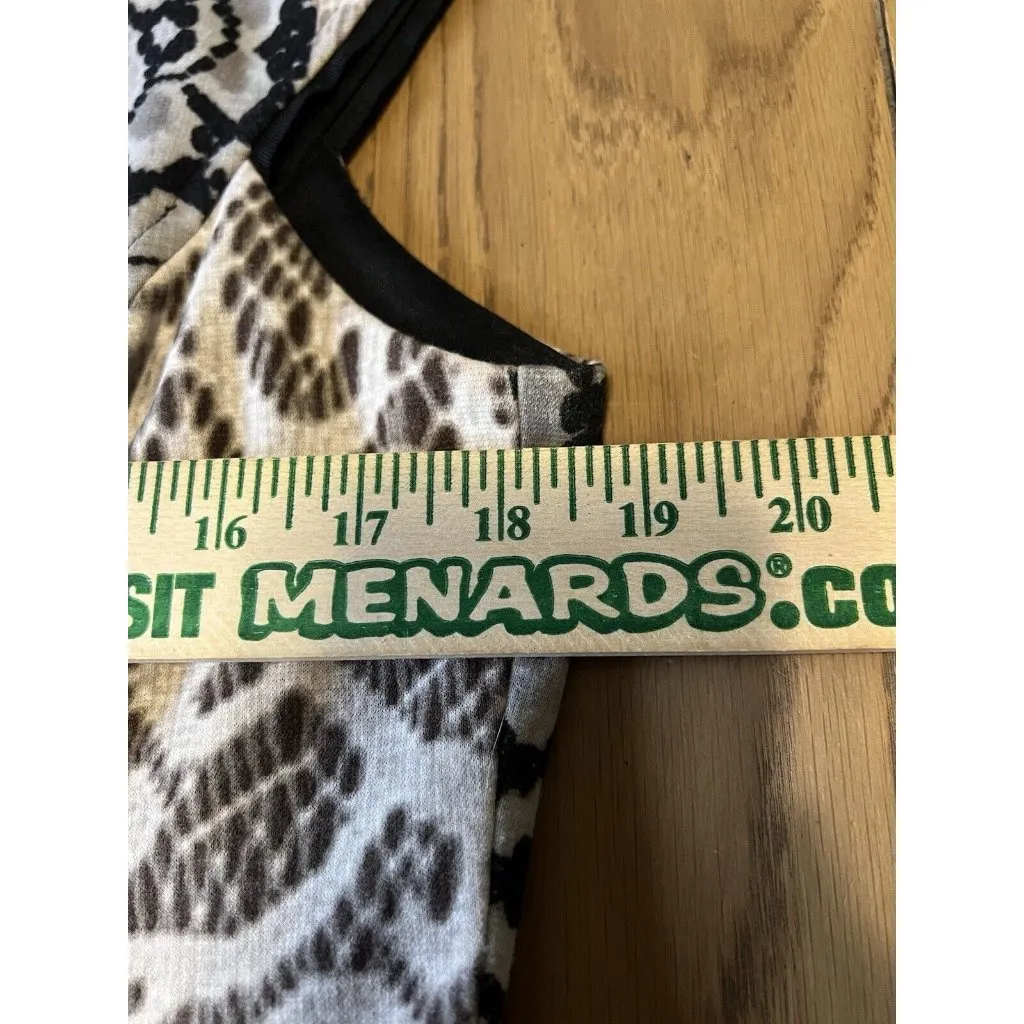 Maggy London Sleeveless Paisley Dress Size‎ 14 Career Professional Formal Zip - Image 5