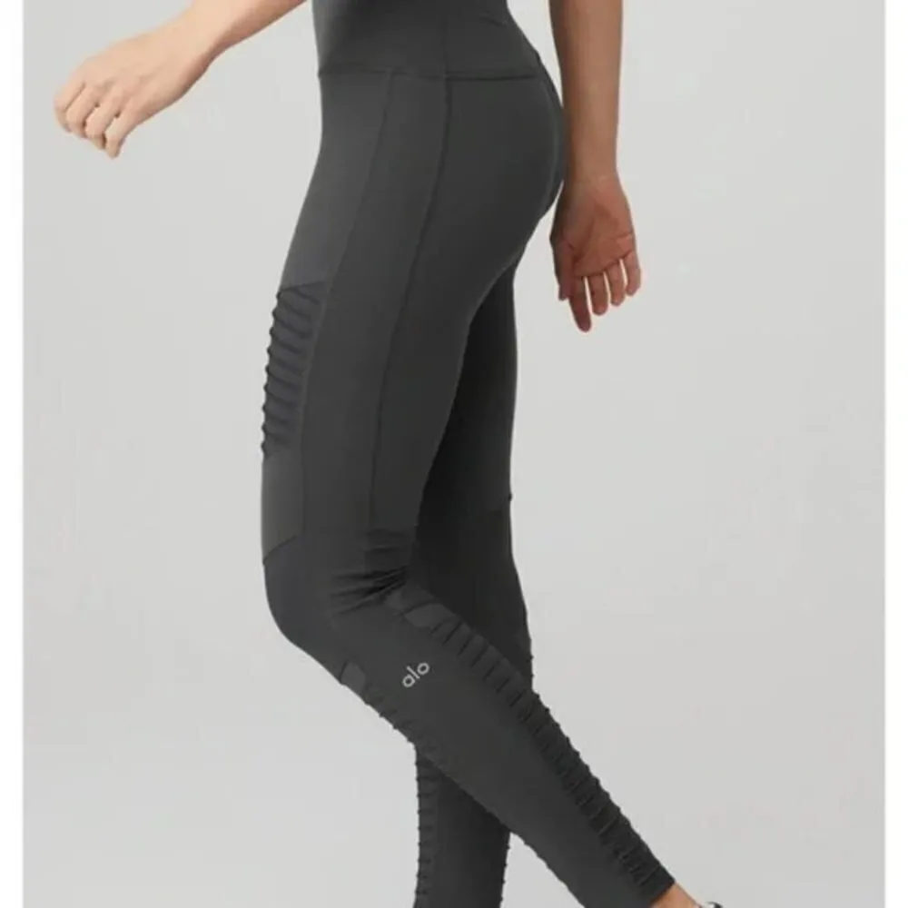 ALO Yoga High Waist Moto Leggings Size XS - Image 2