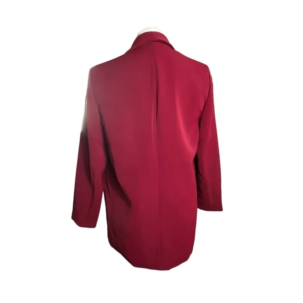 Wayf Long Sleeve Red Blazer - Image 3