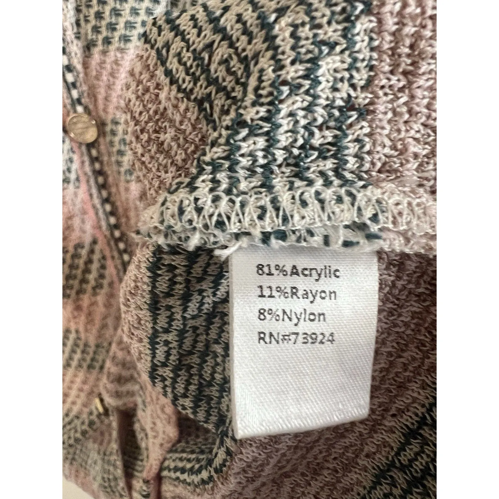 Misook Tweed Shift Dress Women’s Size S Rose Petal Multi Short Sleeve - Image 10