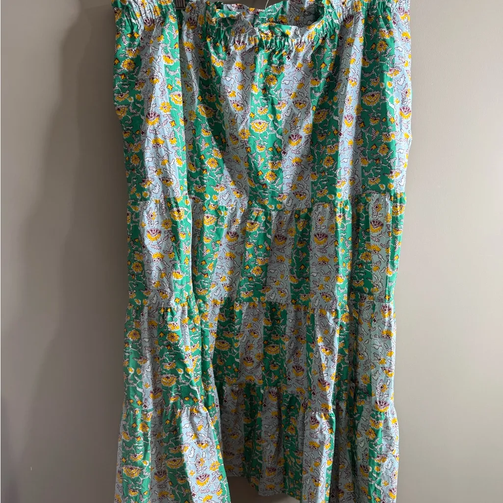 Rhode x target tiered maxi skirt size 1x Green - Image 4