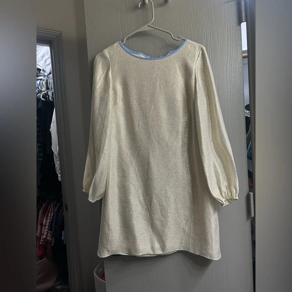 NWOT Sail To Sable Metallic Shift Dress - Image 2
