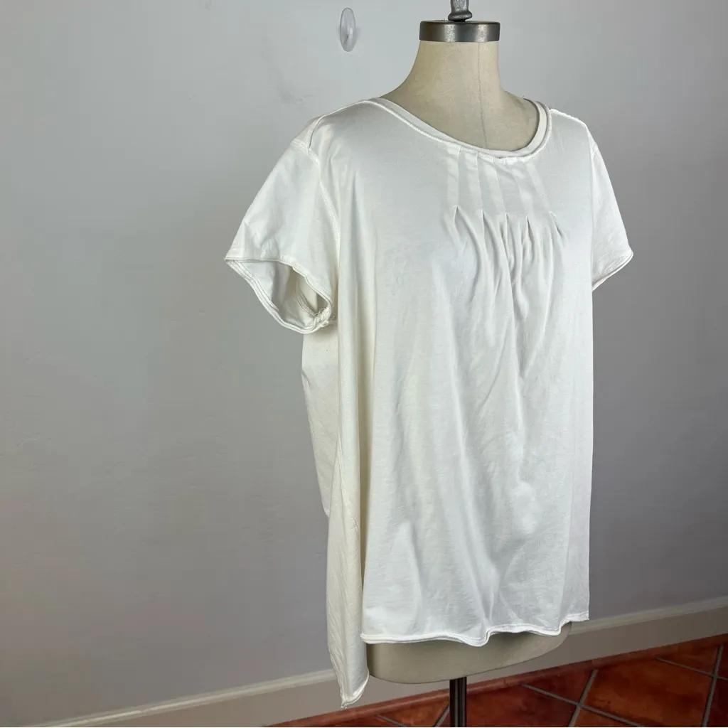 Free People Little Gem Cotton Pintuck Tee - Image 3