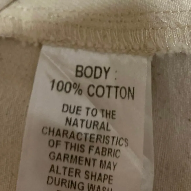 Long Lost Cream Pink Colorblock Long Sleeve Button Down Shirt Top Jacket Sz S/M Size M - Image 4