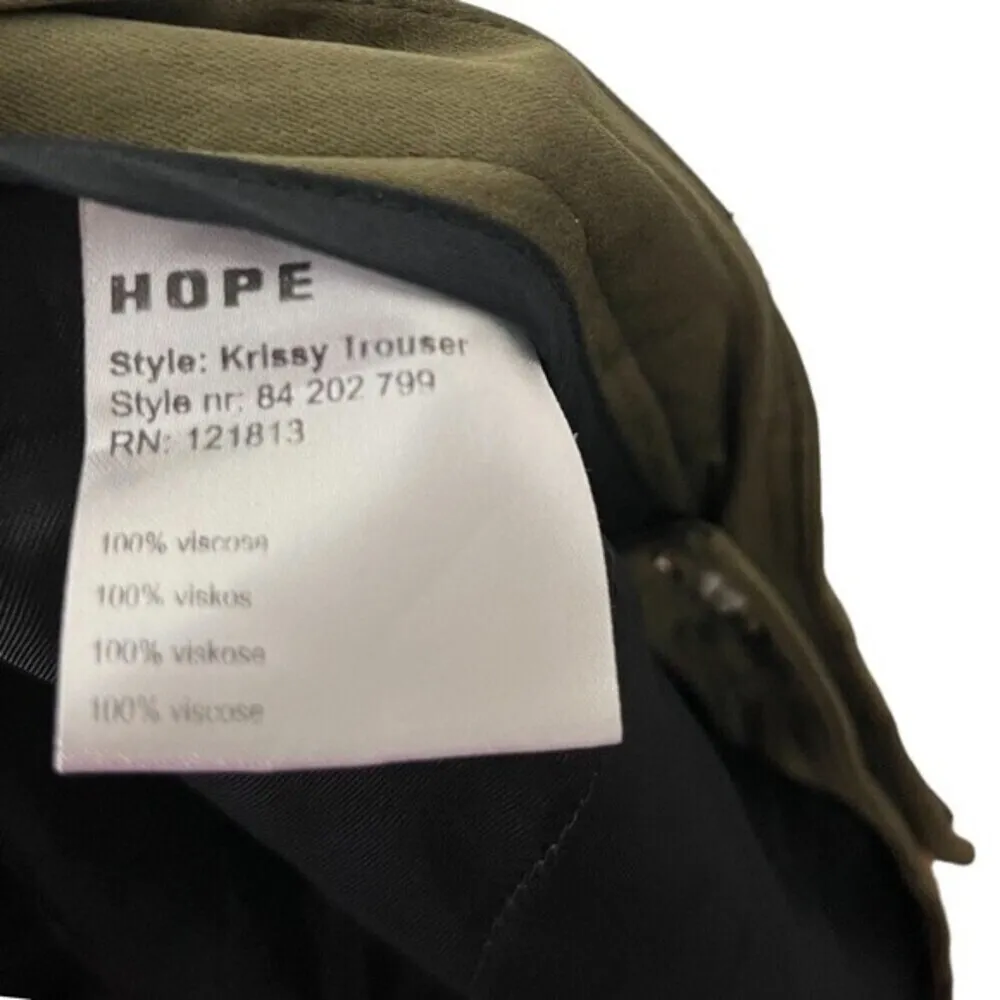 HOPE Stockholm Krissy Trouser Green Cropped Trouser Women’s Size 42 - Image 13