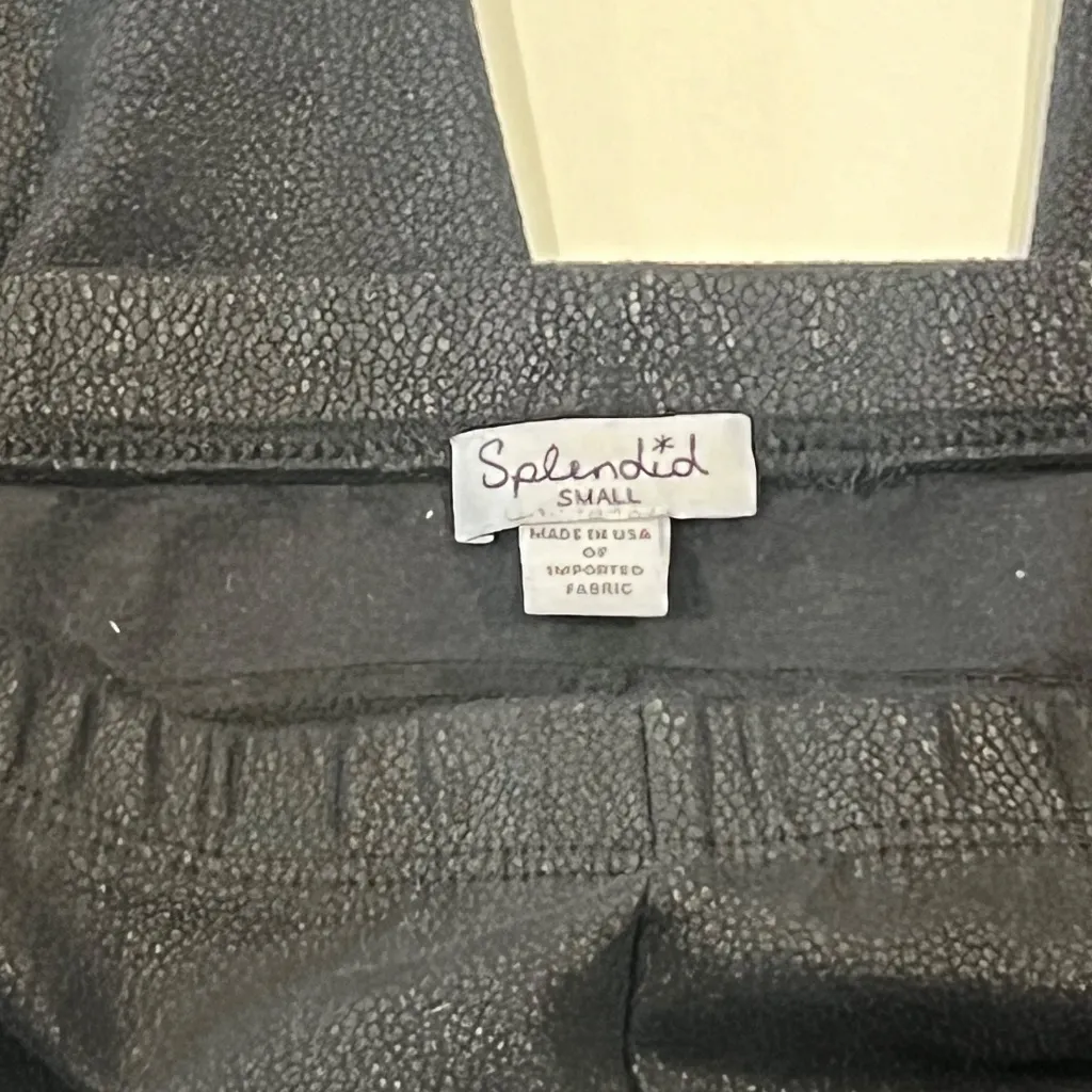 Splendid Coated Leggings in Black - Size S.‎ - Image 8