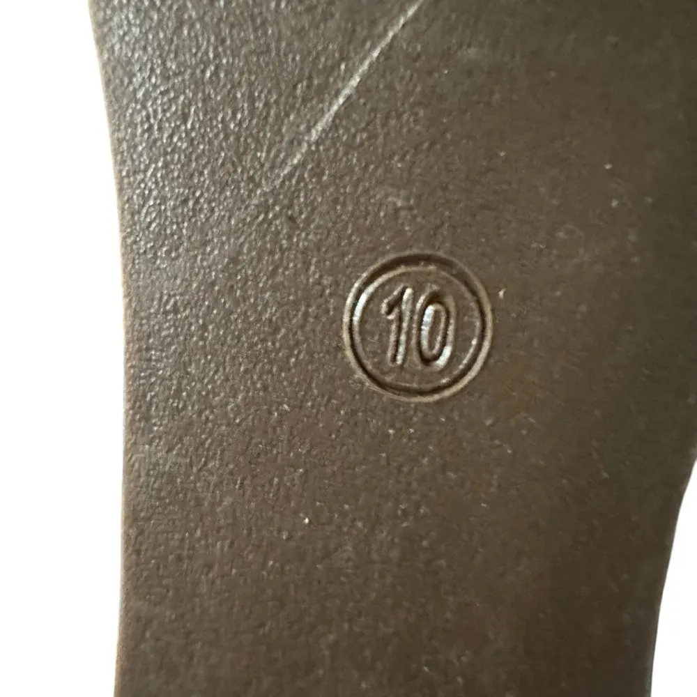 Women Platform Wedge Sandals Cork Slingback Wedges Espadrilles Heels Summer White Size 10 - Image 4