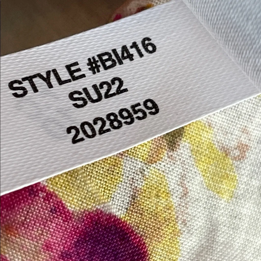 J. Crew Ruffle tie-shoulder tank top in summer garden floral - Image 8