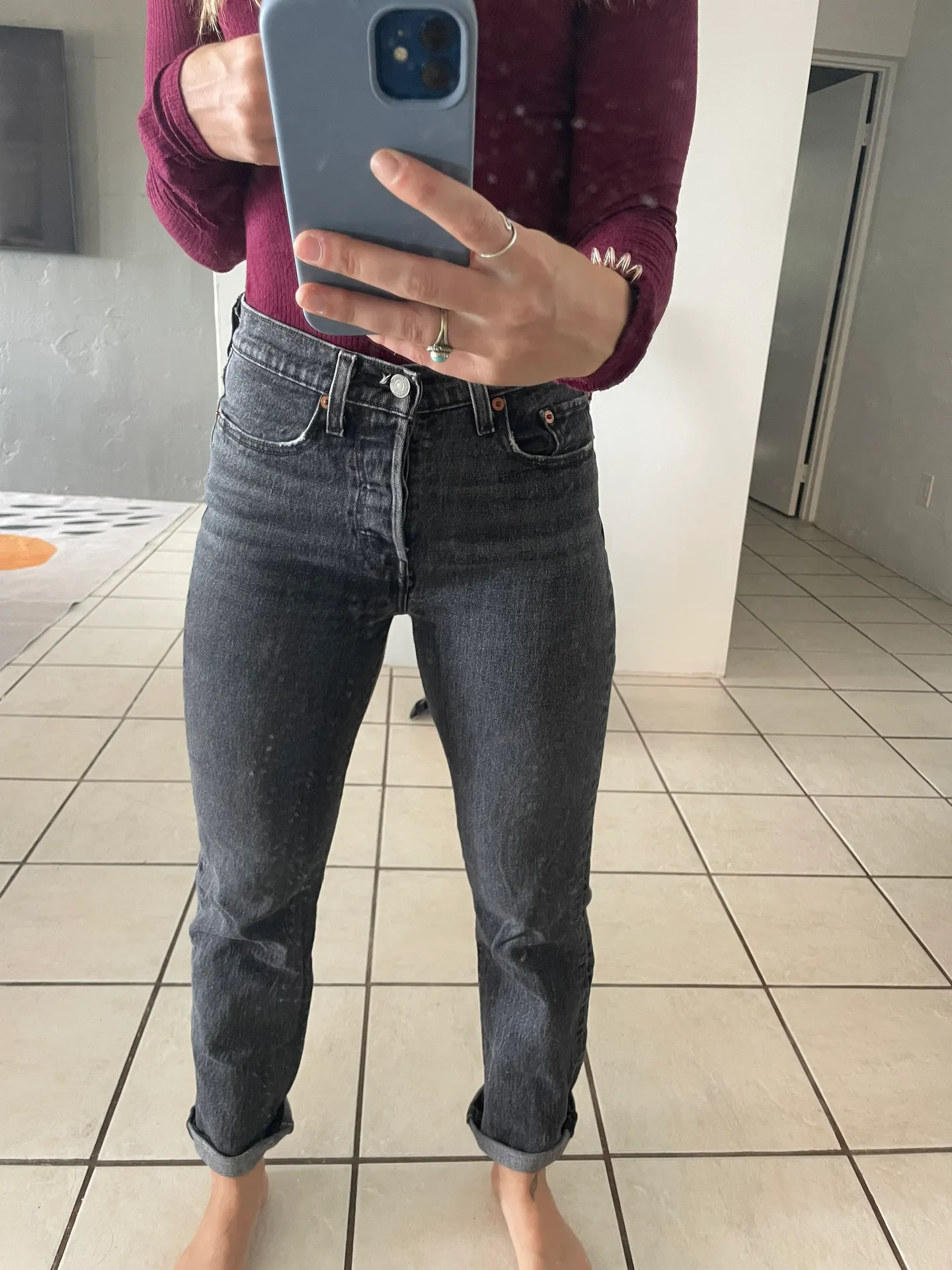 Wedgie Fit Straight Leg Jeans - Image 8