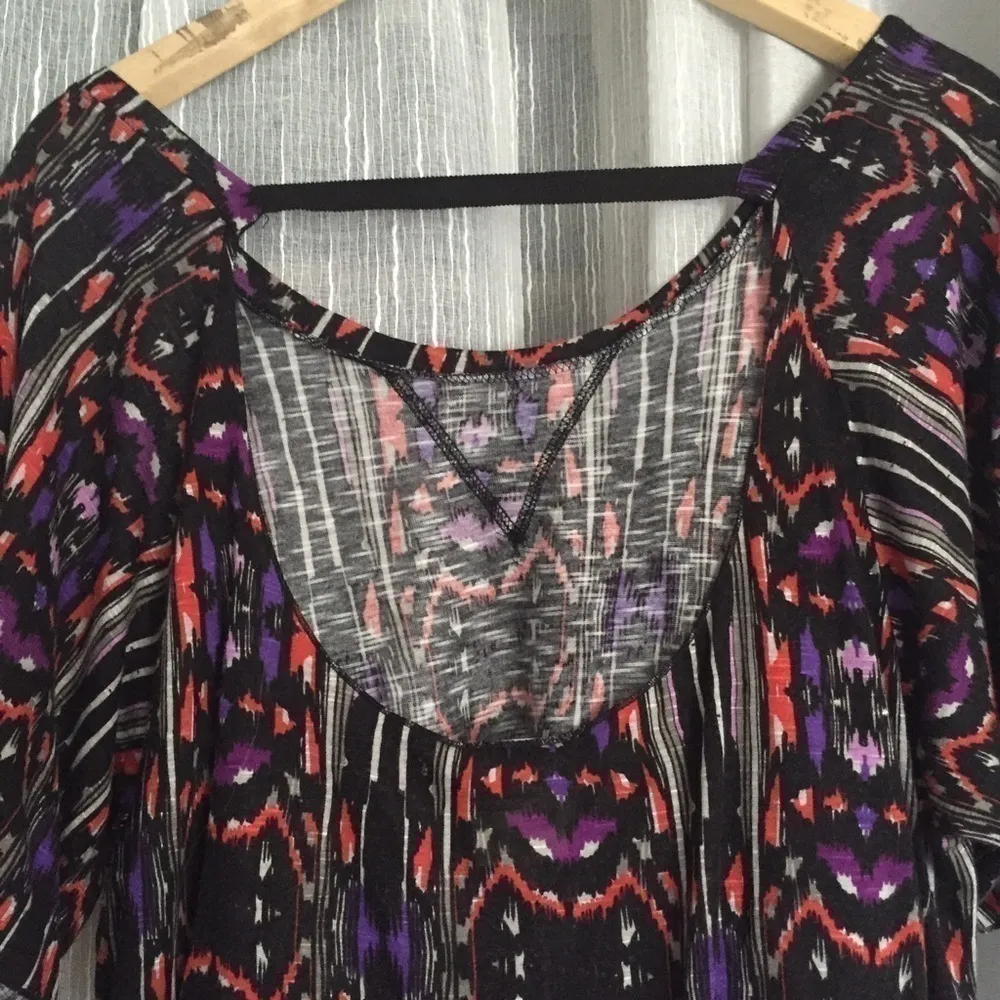 Printed Low Back Vasia Top Purple - Image 4