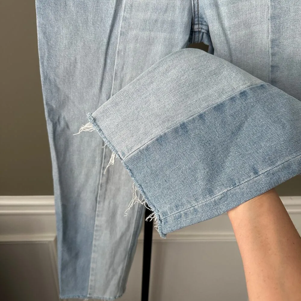 Abercrombie & Fitch Curve Love Ankle Straight Ultra High Rise 27 /4 - Image 4