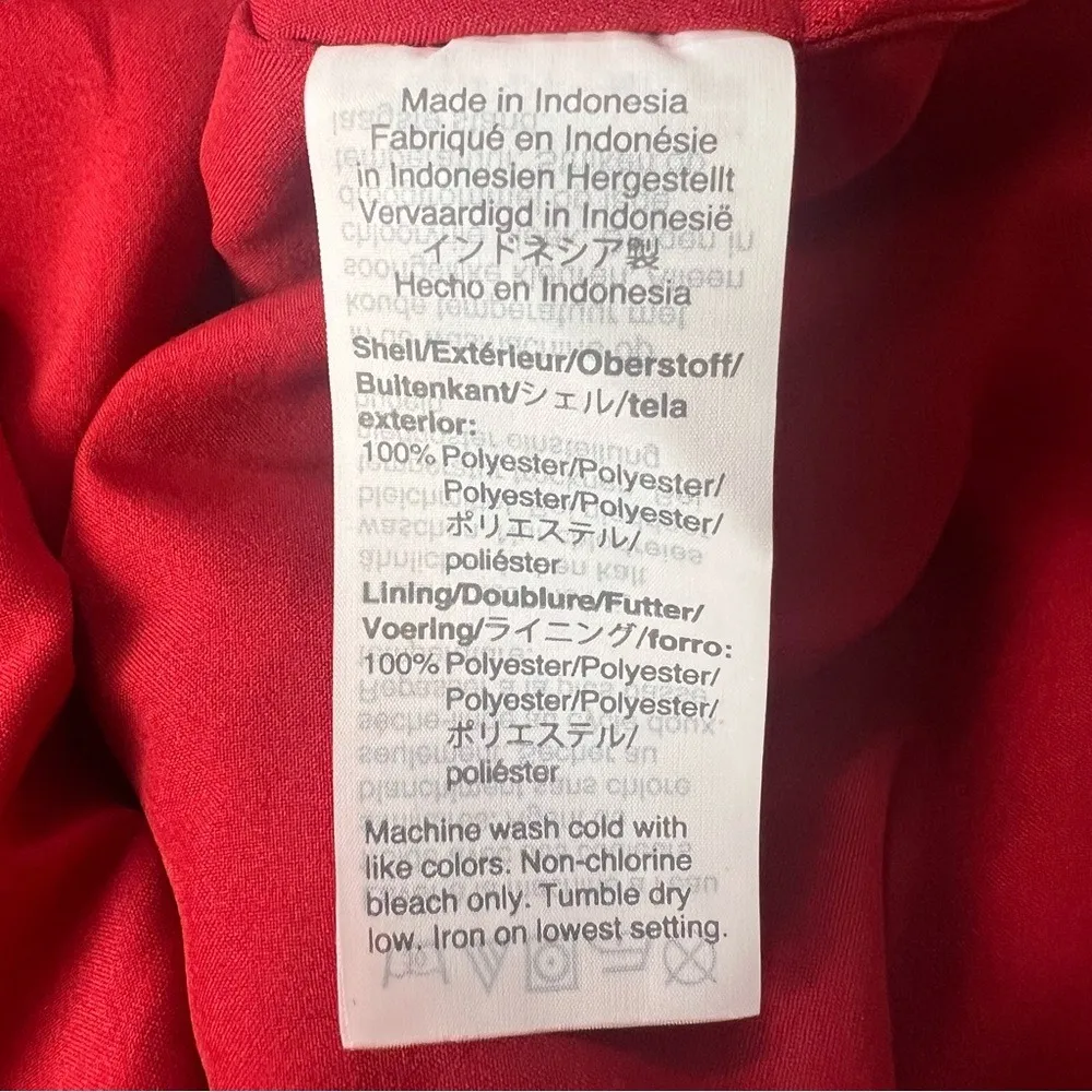 Madewell Floral Print Peplum Blouse Long Sleeve V Neck Red Top XS Romantic Class - Image 6