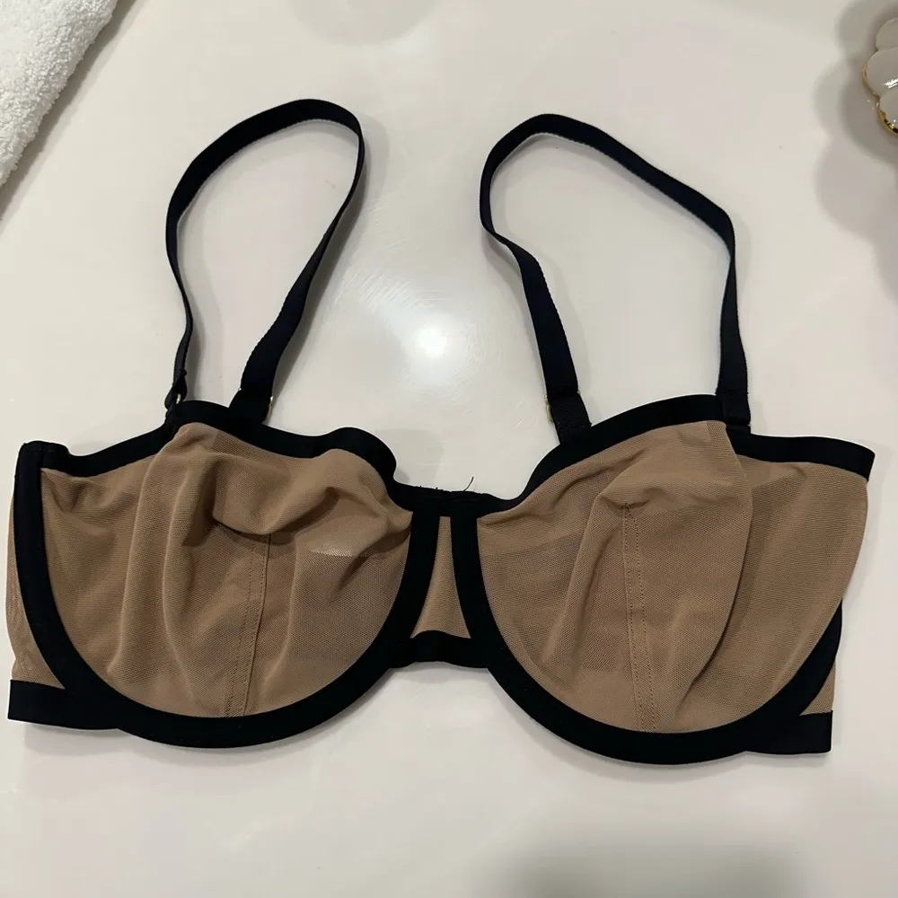CUUP Mesh Balconette bra (sexy & classy) Tan - Image 4