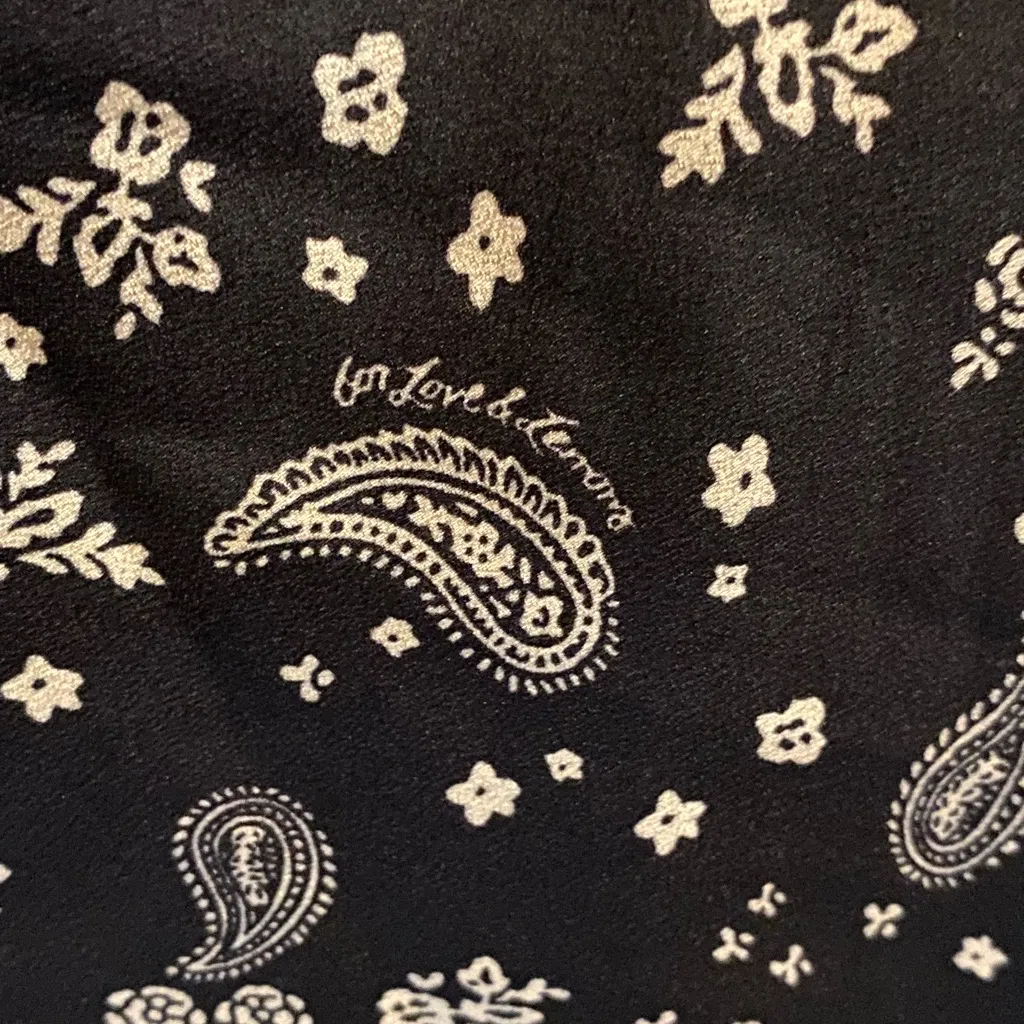 For Love & Lemons Paisley Mini Dress Black White Cutout Dress  modern coquette - Image 10