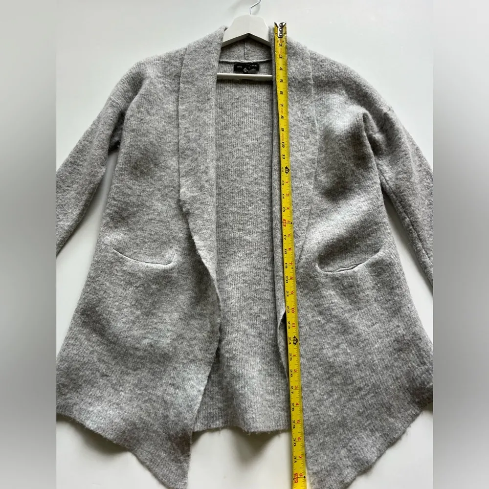 Banana Republic Merino Wool Alpaca Blend Open Front Knit Gray Cardigan -Small - Image 5