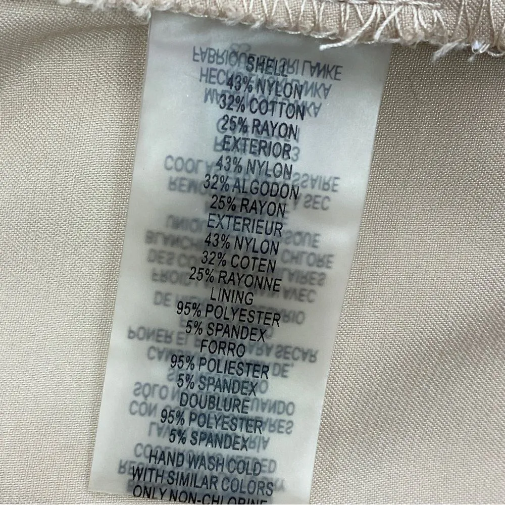 Vince Camuto Floral‎ Lace Open Back Halter Shift Party Dress Blush Pink 4 - Image 12