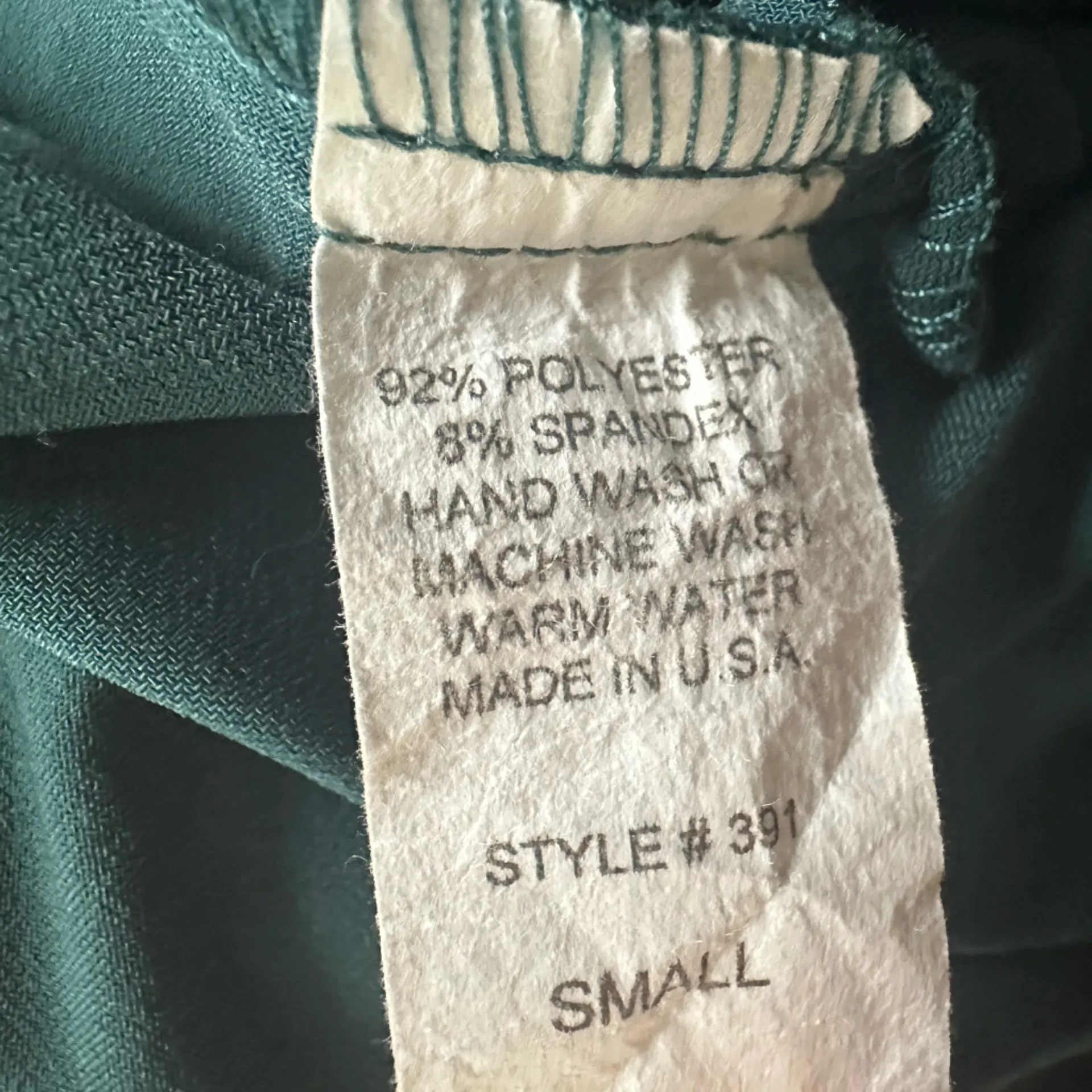 Last Tango Forest Green Shirred Stretchy Asymmetrical Dress Cocktail Party Small - Image 7