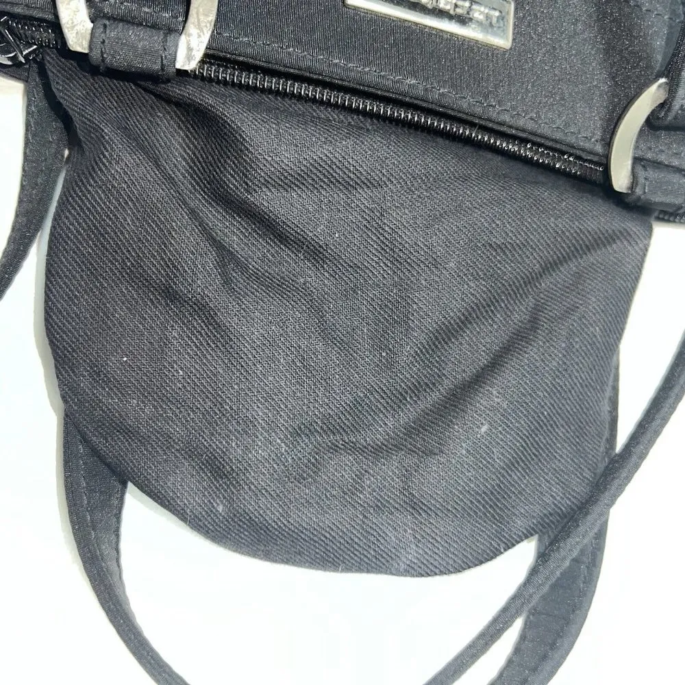 Liz Claiborne Tote Shoulder Bag Purse Small Black 7.5" X 5.5" Womenbs Ladies - Image 6