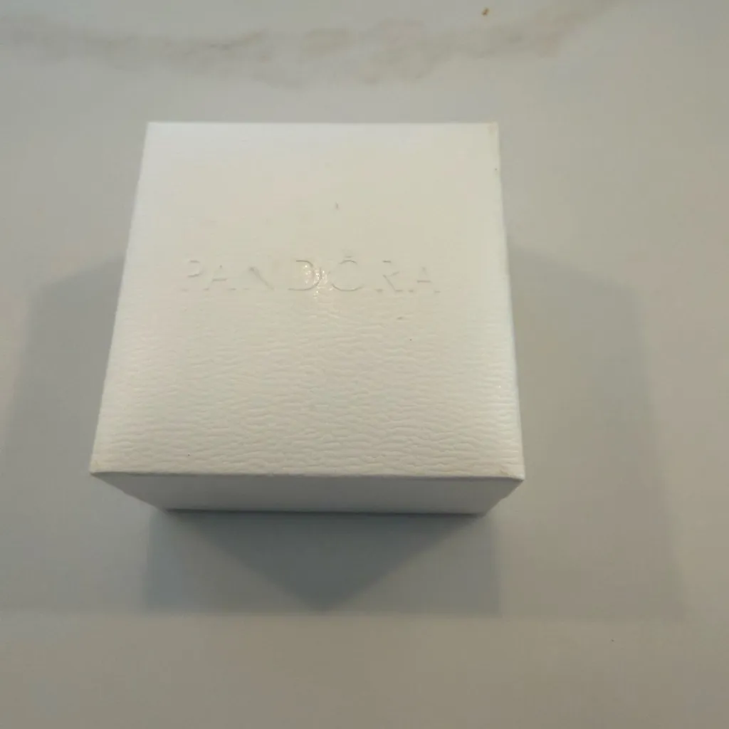 Pandora Blue Crystal Cubic Zirconia 925 Sterling Silver Necklace - Image 4