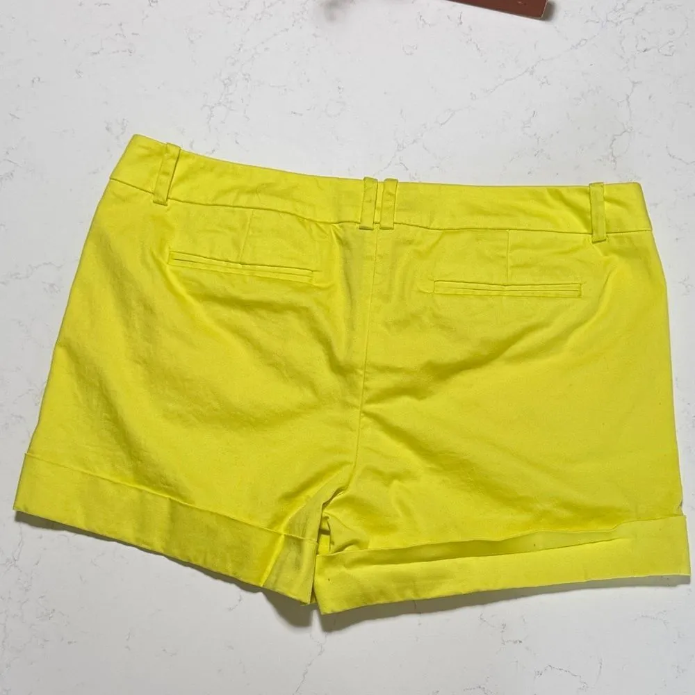 Mossimo Neon Yellow Women's Shorts. Size 10. - Image 3