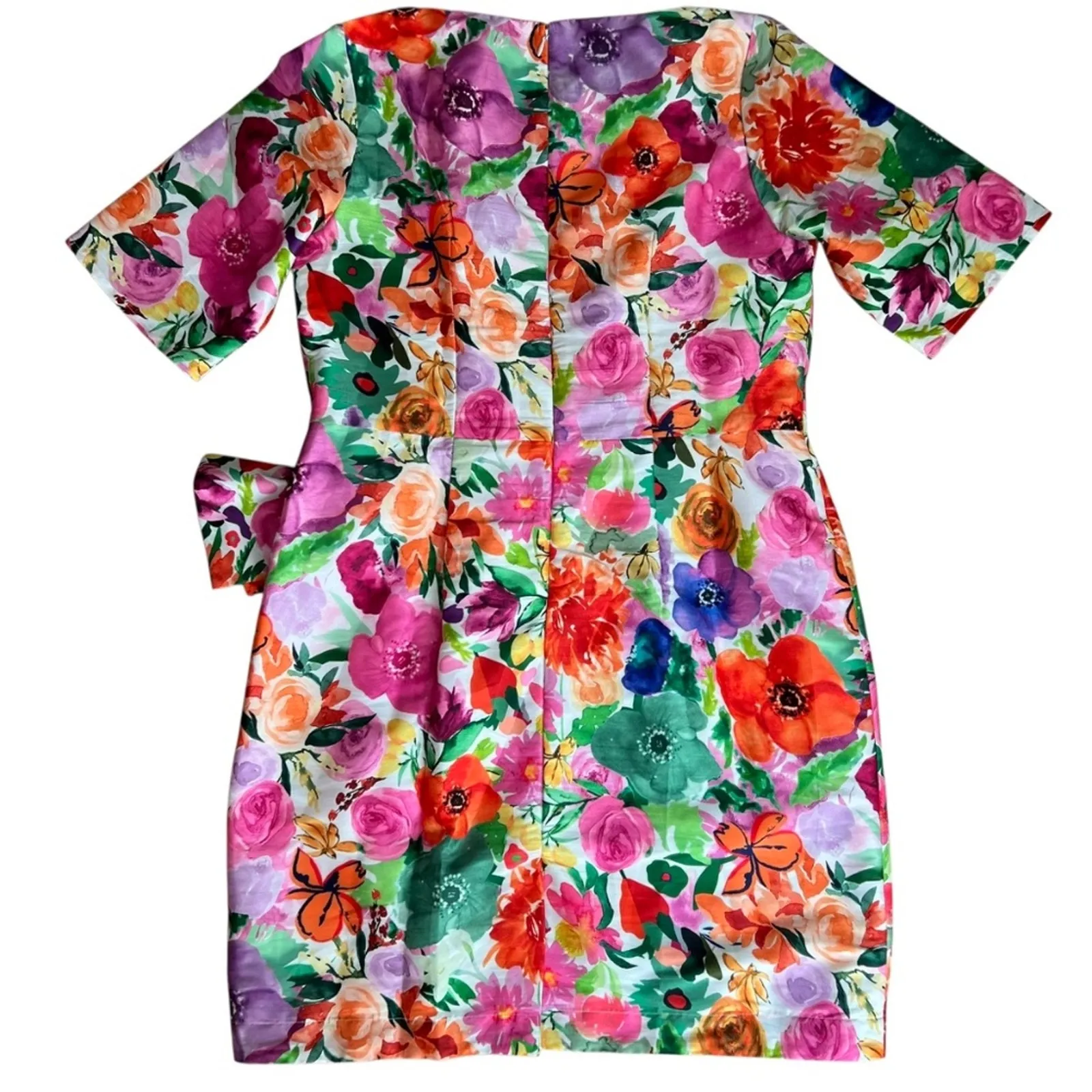 Plus Size Cocktail Dress 1X Retro Semi Formal Party 60s 16W Classic Eshakti Boho - Image 9