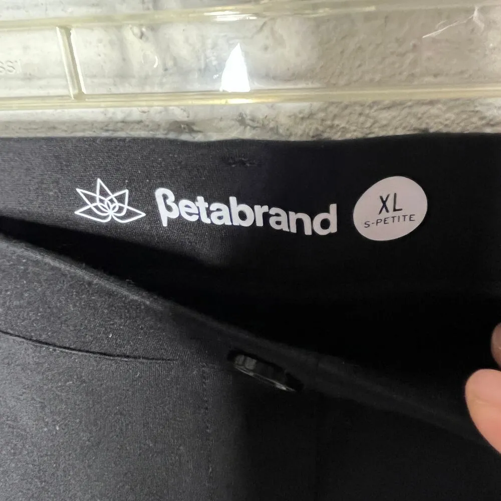 Beta Brand Women's Classic Dress Pant Yoga Straight Black Pants Size 14 Short - Image 4