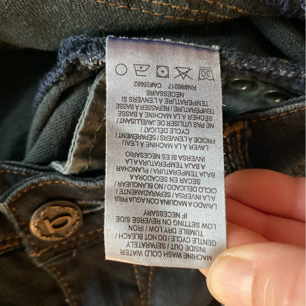 Vintage y2k Bebe Low Rise Flared Jeans embroidered pockets Boho Western Fall - Image 8