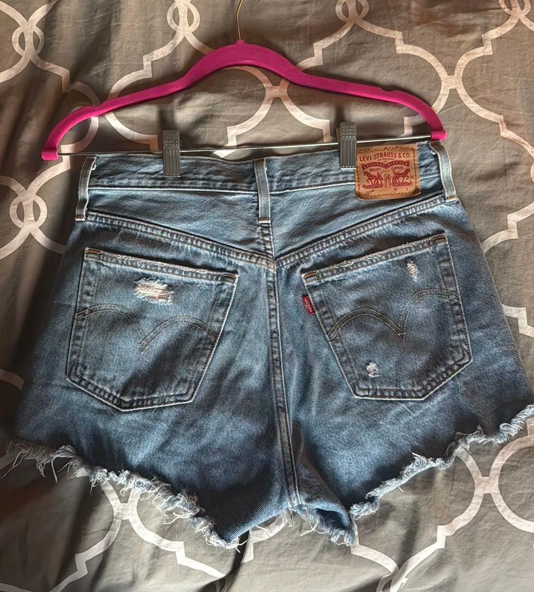 Levi Jean Shorts 501 - Image 2