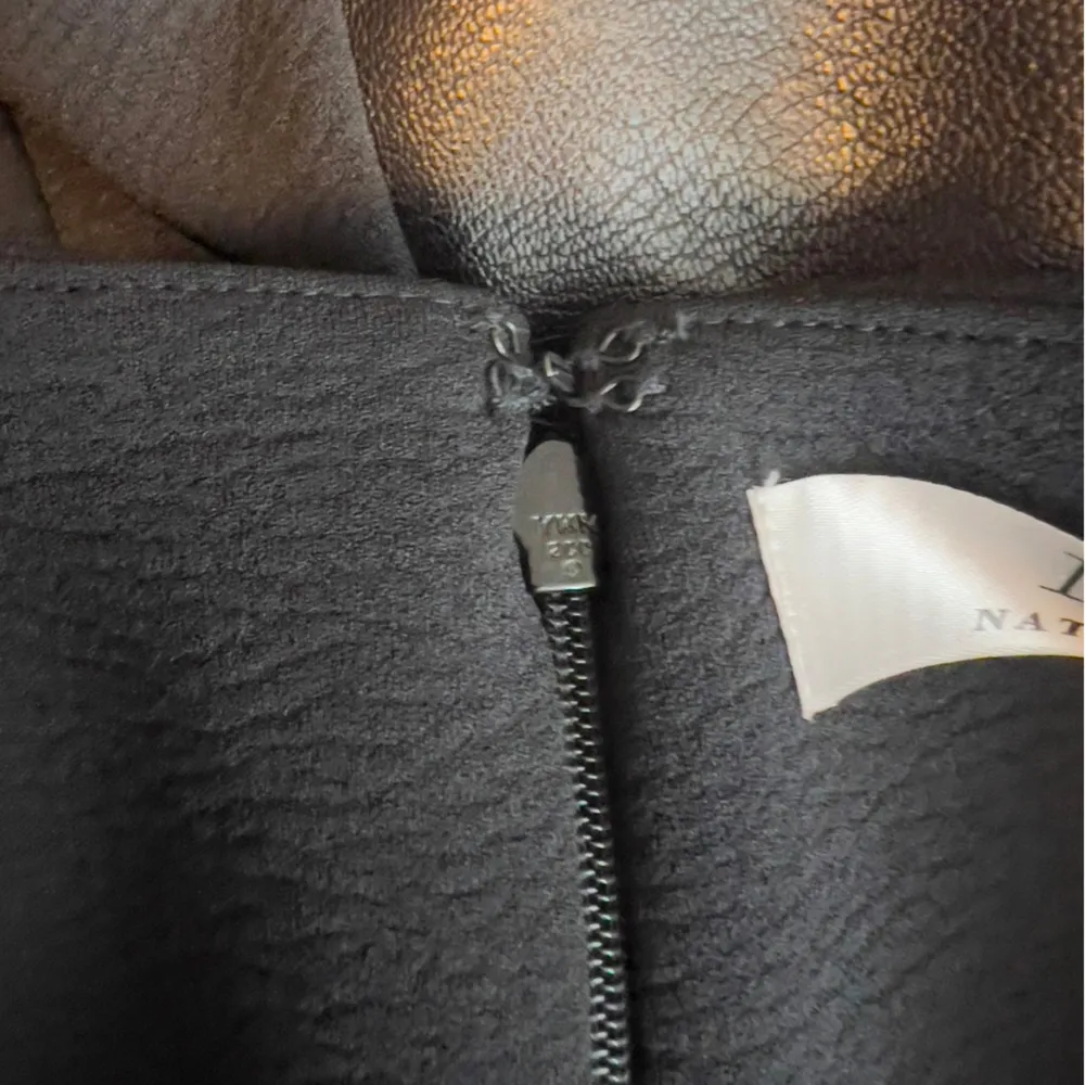 N Natori Women’s 16 Black Sleeveless Jewel Neck Above The Knee Fit & Flare Dress - Image 4