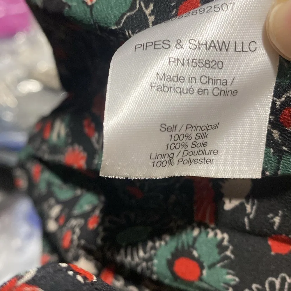 Veronica Beard "Ballard" One Shoulder Silk Floral Summer Mini Dress - Image 15